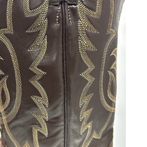 Tony Lama Full Quill Ostrich Western Cowboy Boots SIZE 11D Made in USA main image 5